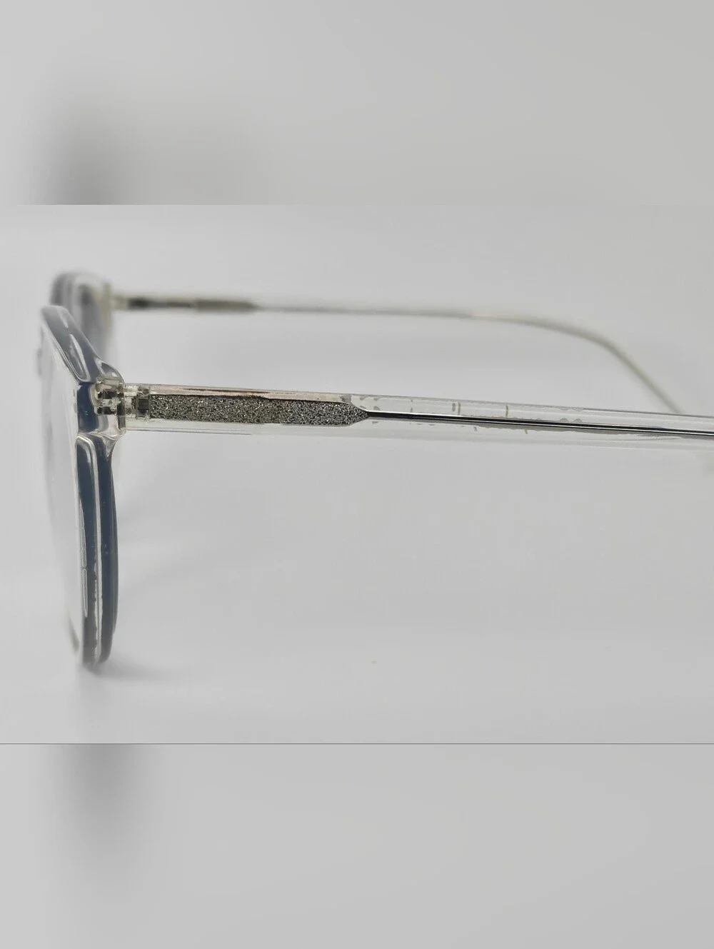 Janice. Clear Transparent Round Eyeglasses. Spring Hinge